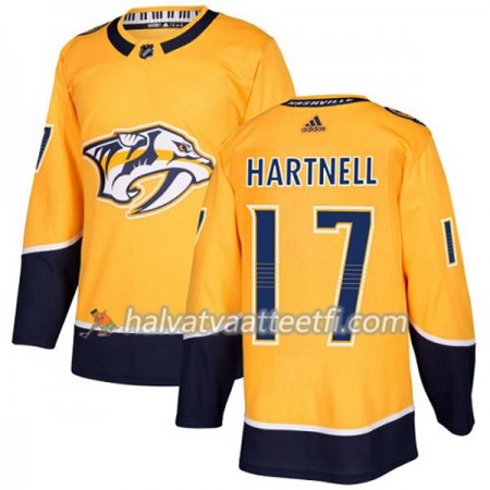 Miesten NHL Nashville Predators Pelipaita Scott Hartnell 17 Adidas 2017-2018 Kulta Authentic Miesten NHL Nashville Predators Pelipaita Scott Hartnell 17 Adidas 2017-2018 Kulta Authentic